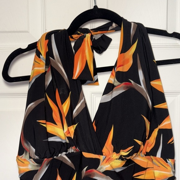 Magicsuit Yves Floral One Piece Halter Swimsuit - Picture 3 of 7